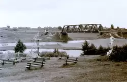 Иваново, вид из парка на реку и железнодорожный мост, около 1962 г.