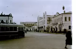 Иваново, трамвай на улице, около 1962 г.