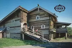 Кижи, дом Елизарова из деревни Середка 1880 г.