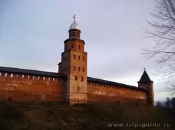 Кокуй и Княжая башни Новгородского детинца
