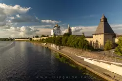 Панорама кремля Пскова