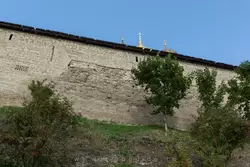 Старая кладка крепостной стены