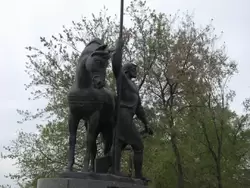 Памятник первопоселенцу в Пензе