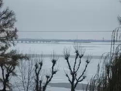 Зимняя Волга в Саратове