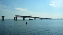 Строящийся двухъярусный мост в Ульяновске
