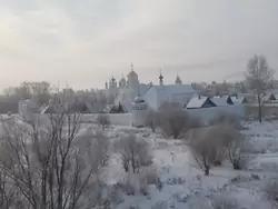 Покровский монастырь в Суздале зимой