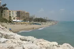 Пляж Бахондилло (playa del Bajondillo)