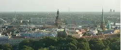 Фото Старого города с верхнего этажа гостиницы Латвия