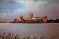 Так выглядел Тракайский замок до начала реставрации