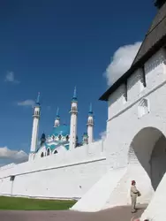 Вид на мечеть Кул-Шариф с Ярмарочной площади