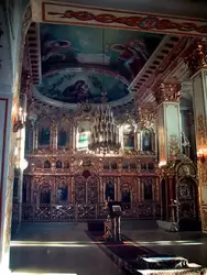 Интерьер церкви во имя Грузинской иконы Божьей Матери