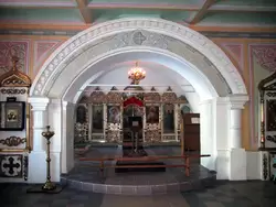 Интерьер храма Преподобных Отцев в Синае и Раифе избиенных