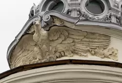 Орёл под куполом Дома Ушковой