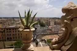 Вид на Рим из Музея Пия-Климента