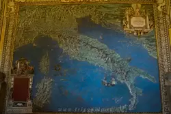 «Современная» карта Италии (16 век) — Галерея географических карт в Ватикане
