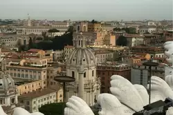 Вид на Рим с Алтаря Отечества