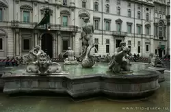 Фонтан Мавра на площади Навона (Fontana del Moro)