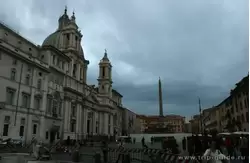 Площадь Навона в Риме (piazza Navona)