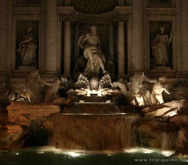 Фото фонтана Треви в Риме