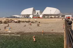 Стадион «Фишт» и пляж «Олимпийский»