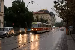 Трамваи и старинные авто в Праге, фото 20