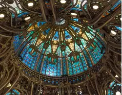 Галерея Лафайет — купол в неовизантийском стиле архитектора Жака Грюбера