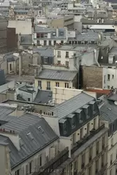 Вид со смотровой площадки на крыше Галереи Лафайет