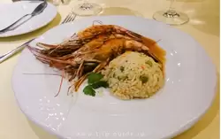 Grilled king prawns / Королевские креветки на гриле / Golden Lobster 5-й вечер