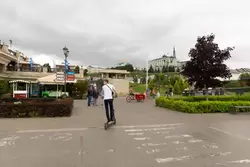 Кремлевская набережная, полосы для велосипедистов
