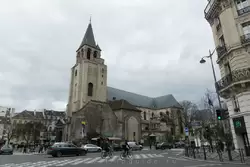 Колокольня церкви Сен-Жармен-де-Пре — самая древняя в Париже
