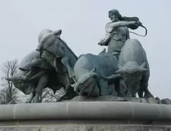 Достопримечательности Копенгагена: фонтан Гефион