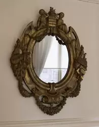 Садовая комната — зеркало с ангелочками