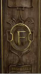 Буква F в галерее Франциска I