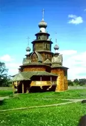 Преображенская церковь в музее деревянного зодчества