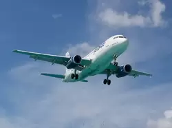 Самолет A320 авиакомпании JetBlue из Нью-Йорка (JFK)