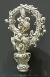 Рукоятка жезла из слоновой кости (Жозеф Дойчманн, Германия, около 1745-50)