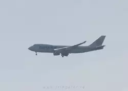 Самолет Cargolux заходит на посаду в аэропорт Схипхол