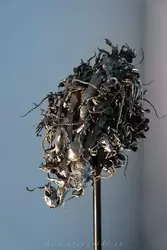 «Шедевр» Тим Нобл и Сью Вебстер — работа представляет собой паразитов из металла, собранных в нечто подобное шару, однако тень от этого предмета на стене образует автопортрет художников