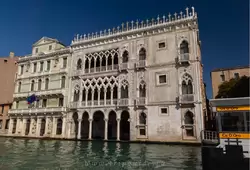 Ка` д` Оро «Золотой дом» в Венеции — первоначально в отделке было использовано сусальное золото, которое при реставрации было украдено мошенником 