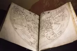 «Современная» карта мира Йоханнеса Рюиса (<span lang=nl>Johannes Ruys</span>) 1507 года — вторая старейшая напечатанная карта, показывающая Америку, береговая линия неточная, а нынешняя Канада присоединена к Азии