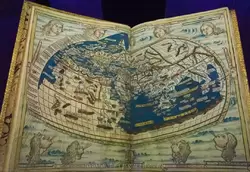 Карта Клавдия Птолемея 2-го века — южная часть Африки и Америка еще не были известны, очертания Азии можно с трудом узнать, но автор осознавал что мир намного больше