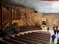 Достопримечательности Хельсинки: Церковь в скале (Темппелиаукио)