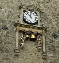 Башня Карфакс в Оксфорде — часы