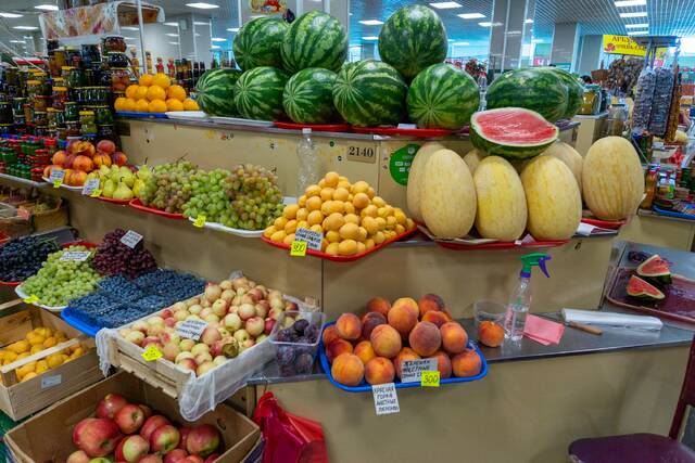 Цены на фрукты на Центральном рынке Сочи