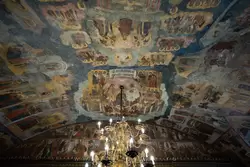 Покровский придел, роспись потолка