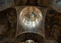 Центральный купол, фреска с ликом Христа, Макарьевский монастырь