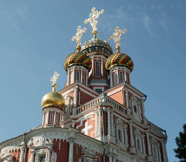 Купола Строгановской церкви
