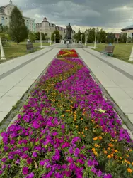 Парк Тысячелетия Казани, клумба