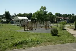 Спортивная площадка в городском парке Козьмодемьянска