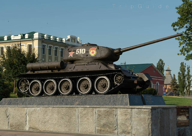 Танк Т-34 в Нижегородском кремле